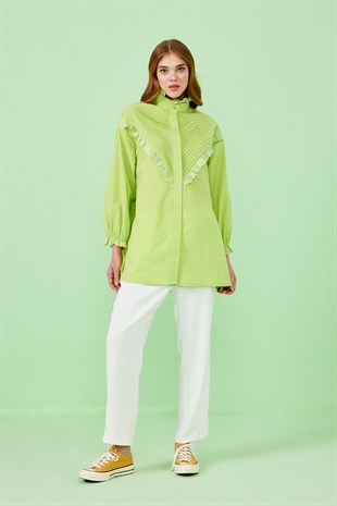 Marni Lace Detailed Shirt – Green