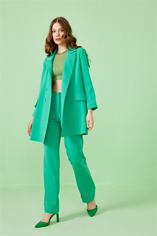 Stella Blazer Ceket - Yeşil